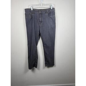 Prana Bridger Pants Mens 36x28 Slim Fit Straight Stretch Organic Cotton Gray